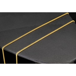 Zeitlose Panzerkette aus glänzendem 585 / 14K Gold ca. 1,7mm Breite (ca. 60cm, ca. 1,7mm)