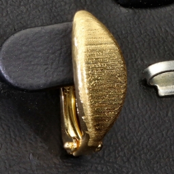 Funkelnde Ohrringe mit englischem Verschluss aus edlem, massivem Gold (585er 14K Gelbgold)