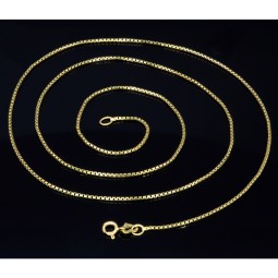 lange Venezianerkette aus 585er Gelbgold (14 Karat) in 70 cm Länge