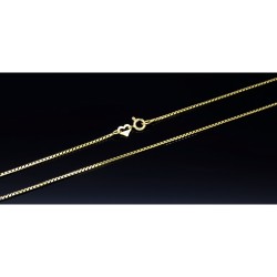 lange Venezianerkette aus 585er Gelbgold (14 Karat) in 70 cm Länge