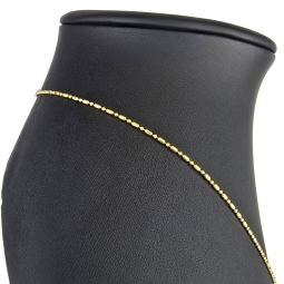 Christ Markenschmuck - Kürzere, hochwertig produzierte Goldkette aus glänzendem 18k / 750 Gold 46cm, 1,2 mm