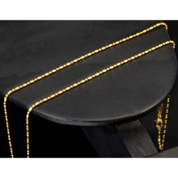 Christ Markenschmuck - Kürzere, hochwertig produzierte Goldkette aus glänzendem 18k / 750 Gold 46cm, 1,2 mm