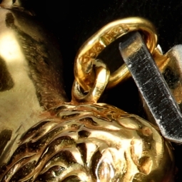 Edler Löwen-Anhänger aus glänzendem 333er (8k) Gelbgold