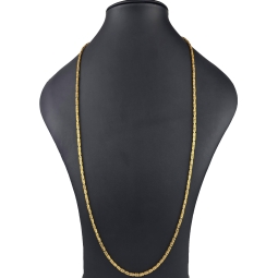 Funkelnde Königskette in XXL Länge ca. 92cm und 2,7mm aus massivem Gelbgold (14K 585 Gold, ca. 47,8g)