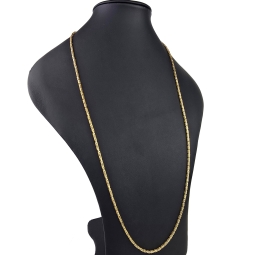 Funkelnde Königskette in XXL Länge ca. 92cm und 2,7mm aus massivem Gelbgold (14K 585 Gold, ca. 47,8g)