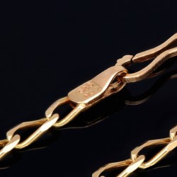 sehr schöne Goldkette aus feinen Gliedern in 585er (14k) Gold in 50 cm Länge