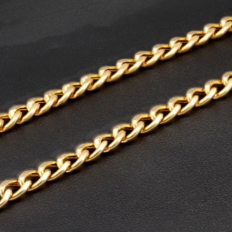 Prunkvolles, glänzendes Collier für Damen aus hochwertigem 585 14K Gold (Länge ca. 50cm)