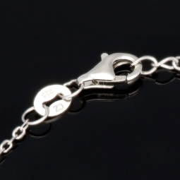 Filigranes Armband für Damen- Bettelarmband aus Sterling 925 Silber mit liebevoll gestalteten Anhängern, veredelt mit 141 glitzernden Zirkoniasteinen (Diamantimitationen) längenverstellbar ca. 18 - 22 cm