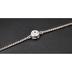 Edles Schmuck-Set aus funkelndem 925er Sterling Silber - Elegantes Armband und funkelnde Ohrstecker mit brillantgeschliffenen Zirkoniasteinen (Diamantimitat)