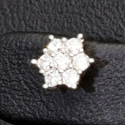 Funkelnde Gold-Ohrstecker aus 375er Gelbgold mit Zirkonia (Diamant-Imitation) – zeitlose Eleganz im Brillantschliff