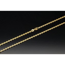 Stilvolle Goldkette / Ankerkette aus glänzendem 585 / 14K Gold , ca. 50 cm Länge 2,3 mm