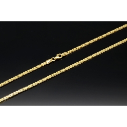 Exquisite Königskette in klassisch, zeitlosem Design aus 14k 585 Gold (Gelbgold) in 2,2 mm Stärke - Länge 50cm