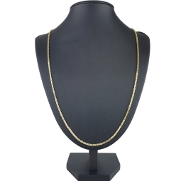 Hochwertige Königskette aus 14k 585 Gold (Gelbgold) in 2,2mm Stärke - Länge 70cm