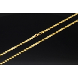 Feingliedrige Goldkette aus hochwertigem 585 / 14K Gold (Gelbgold) , ca. 55 cm Länge 3mm