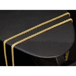 Feingliedrige Goldkette aus hochwertigem 585 / 14K Gold (Gelbgold) , ca. 55 cm Länge 3mm