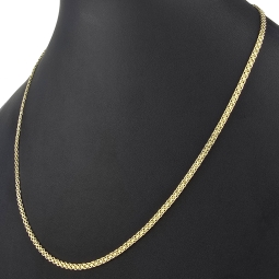 Feingliedrige Goldkette aus hochwertigem 585 / 14K Gold (Gelbgold) , ca. 55 cm Länge 3mm