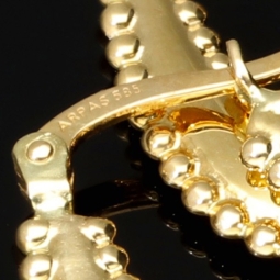 Exquisite Creolen / Hoops in elegantem, zeitlosen Design aus edlem, polierten 585 / 14K Gold