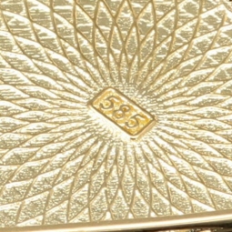 Herz aus Gold (14K 585 Gelbgold) - Edler Herzanhänger aus poliertem Gelbgold