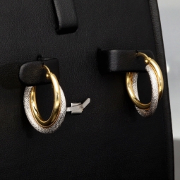 Elegante Doppel-Creolen aus 14K Bicolor-Gold – stilvoll & raffiniert
