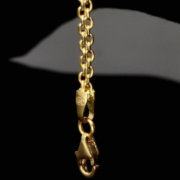 Zeitlos schönes 14K 585 Goldarmband – klassisches Design trifft hochwertige Verarbeitung in Perfektion (ca. 19cm Länge, 3mm Breite)