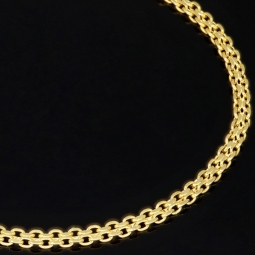 Zeitlos schönes 14K 585 Goldarmband – klassisches Design trifft hochwertige Verarbeitung in Perfektion (ca. 19cm Länge, 3mm Breite)