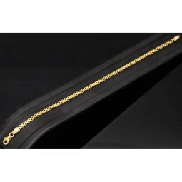 Zeitlos schönes 14K 585 Goldarmband – klassisches Design trifft hochwertige Verarbeitung in Perfektion (ca. 19cm Länge, 3mm Breite)