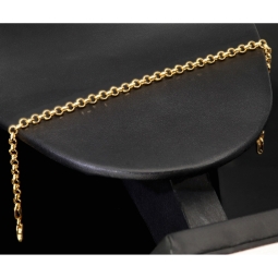 Edles Goldarmband im Rundpanzer-Design aus hochwertigem 585 14k Gold (Gelbgold), ca. 3mm breit, 19cm lang