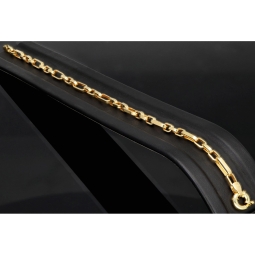 Exquisutes Ankerarmband Goldarmband ca. 21cm lang und 4mm breit aus funkelndem Gelbgold (585 / 14k Gold)