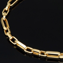 Exquisutes Ankerarmband Goldarmband ca. 21cm lang und 4mm breit aus funkelndem Gelbgold (585 / 14k Gold)