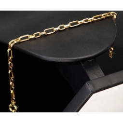 Exquisutes Ankerarmband Goldarmband ca. 21cm lang und 4mm breit aus funkelndem Gelbgold (585 / 14k Gold)