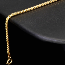 Hochwertig produziertes Goldarmband aus edlem 14K 585er Gold (Gelbgold) kurzgliedrig ca. 19cm, 2mm