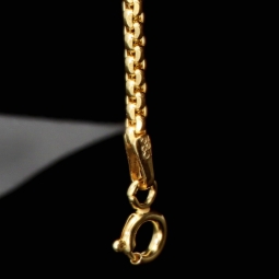Hochwertig produziertes Goldarmband aus edlem 14K 585er Gold (Gelbgold) kurzgliedrig ca. 19cm, 2mm