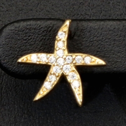 Elegante Ohrstecker aus 585er Gelbgold mit edlen, geschliffenen Zirkonia (Diamantimitationen) – klassischer Glanz und moderne Raffinesse