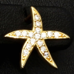 Elegante Ohrstecker aus 585er Gelbgold mit edlen, geschliffenen Zirkonia (Diamantimitationen) – klassischer Glanz und moderne Raffinesse