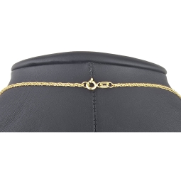 Goldkette / Fuchsschwanzkette mit filigranem Gliederdesign aus 585 14k Gelbgold (ca. 50 cm lang, 1,5 mm breit)