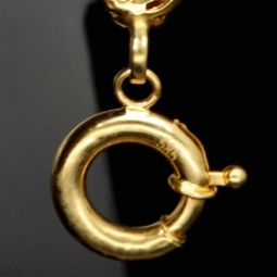 Damen-Armband aus feinem 585er (14k) Tricolor-Gold, gefertigt aus Gelbgold, Roségold und Weißgold, ca. 20,5 cm Länge, ca. 1,7 cm Breite