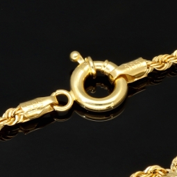 Exquisites Collier Kordelkette mit Quastenanhänger dekoriert mit Goldperlen (ca. 45cm, 2mm) 14K 585 Gold