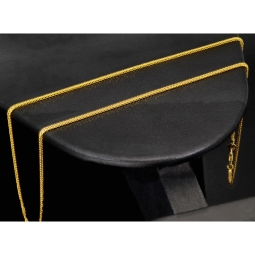 Filigrane Fuchsschwanzkette aus funkelndem 585 14k Gold (ca. 45cm, ca. 1,0mm)