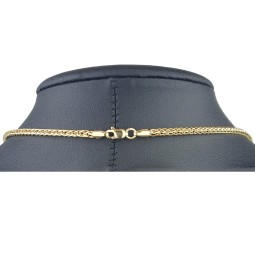 Exquisite Fuchsschwanz-Goldkette aus edlem 585er (14K) Gelbgold – ca. 50 cm, 2,5 mm