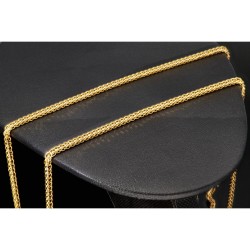 Exquisite Fuchsschwanz-Goldkette aus edlem 585er (14K) Gelbgold – ca. 50 cm, 2,5 mm