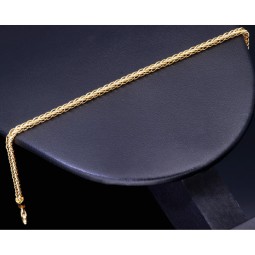 Funkelndes Goldarmband im eleganten Fuchsschwanz-Design aus hochwertigem 14K 585 Gold (Gelbgold) ca. 18 cm Länge