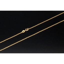 Zeitlose kurzgliedrige Ankerkette aus hochwertigem 14K 585 Gold (Gelbgold) – ca. 55 cm, ca. 1,5 mm