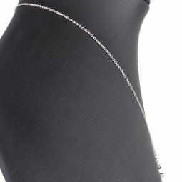 Extravagantes Schmuck-Set bestehend aus einer hochwertigen Weißgold (18K / 750 Gold)  - Ankerkette (ca. 45cm) und einem Herz-Anhänger, bestückt mit zahlreichen Diamanten