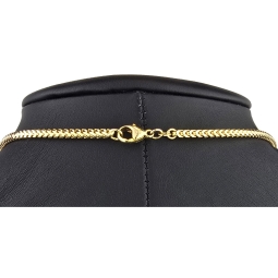 Exklusive, kurze FBM- Goldkette / Collier aus massivem, edlen Gold (585 / 14k Gelbgold) ca. 45cm Länge, ca 2,5mm Breite (copy)