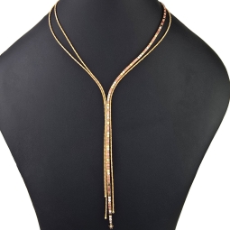 Wellendorff Markenschmuck: Luxuriöses Y-Collier Glücksverführung mit Brillantbesatz (ca. 1,178 ct.) aus hochwertigem Gold in ca 42,5 cm Länge (18K / 750 Gelbgold)