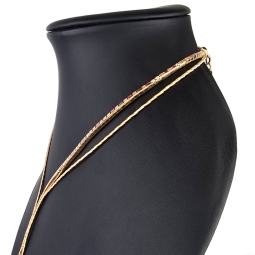 Wellendorff Markenschmuck: Luxuriöses Y-Collier Glücksverführung mit Brillantbesatz (ca. 1,178 ct.) aus hochwertigem Gold in ca 42,5 cm Länge (18K / 750 Gelbgold)