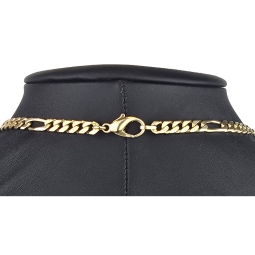 Edle Figarokette / Goldkette aus massivem Gold (8K, 333 Gelbgold) in ca. 5mm, 60cm (ca. 32g)