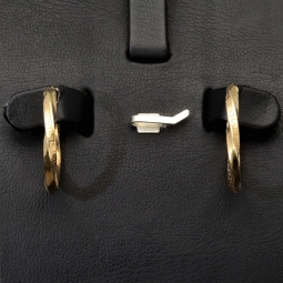 Funkelnde Twist - Creolen mit zeitlosen Greco - Design aus 585er (14K) Gelbgold