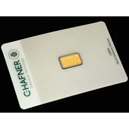 1 Gramm Goldbarren (999 Gold) - Feingold-Barren - 1g  geprägt LBMA zertifiziert - Ideal als besondere Geschenkidee oder für den Einstieg in den Edelmetallbesitz als Anlage