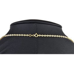 Hochwertig produzierte Goldkette / Ankerkette aus hochglanzpoliertem Gold (585 / 14K Gelbgold) , ca. 50cm Länge 2mm